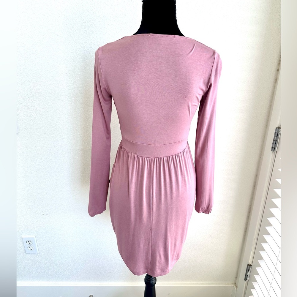 MAUVE POCKET DRESS - Picture 4 of 9